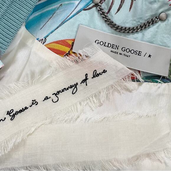 NWOT Golden Goose Journey Erica Miami Sequin Bomber Jacket Size 40/US 4 - Picture 6 of 10